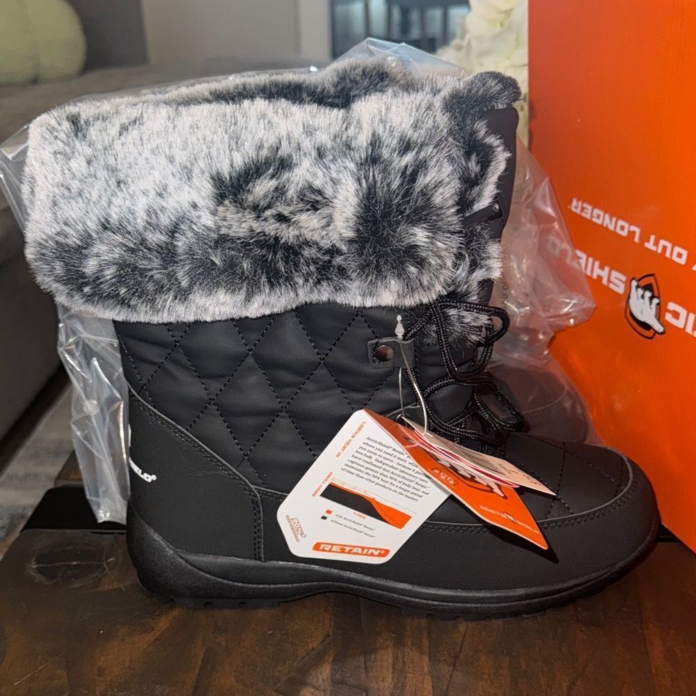 Women's Winter Boots with Faux Fur Lining